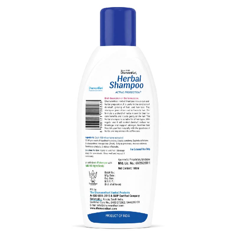Dhanwanthari Herbal Shampoo